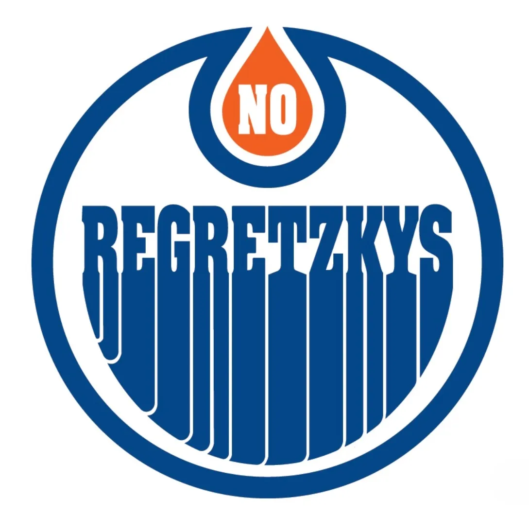 No Regretzkys (Rangers Blue) logo