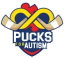 Pucks for Autism logo