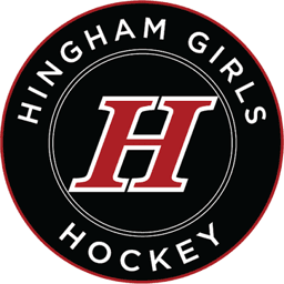 Hingham Girls 14 White logo