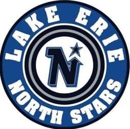 Lake Erie North Stars Black U11 logo
