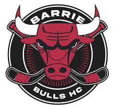2017 Barrie Bulls Tier 2 Black logo