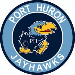 2018 Port Huron Jayhawks logo